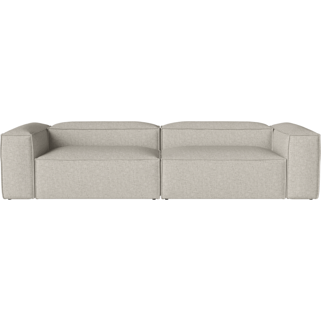Bolia Furniture Nantes - Flat Woven / Sand Cosima Modular Sofa - 2 Modules with Large Corner, 100 Depth