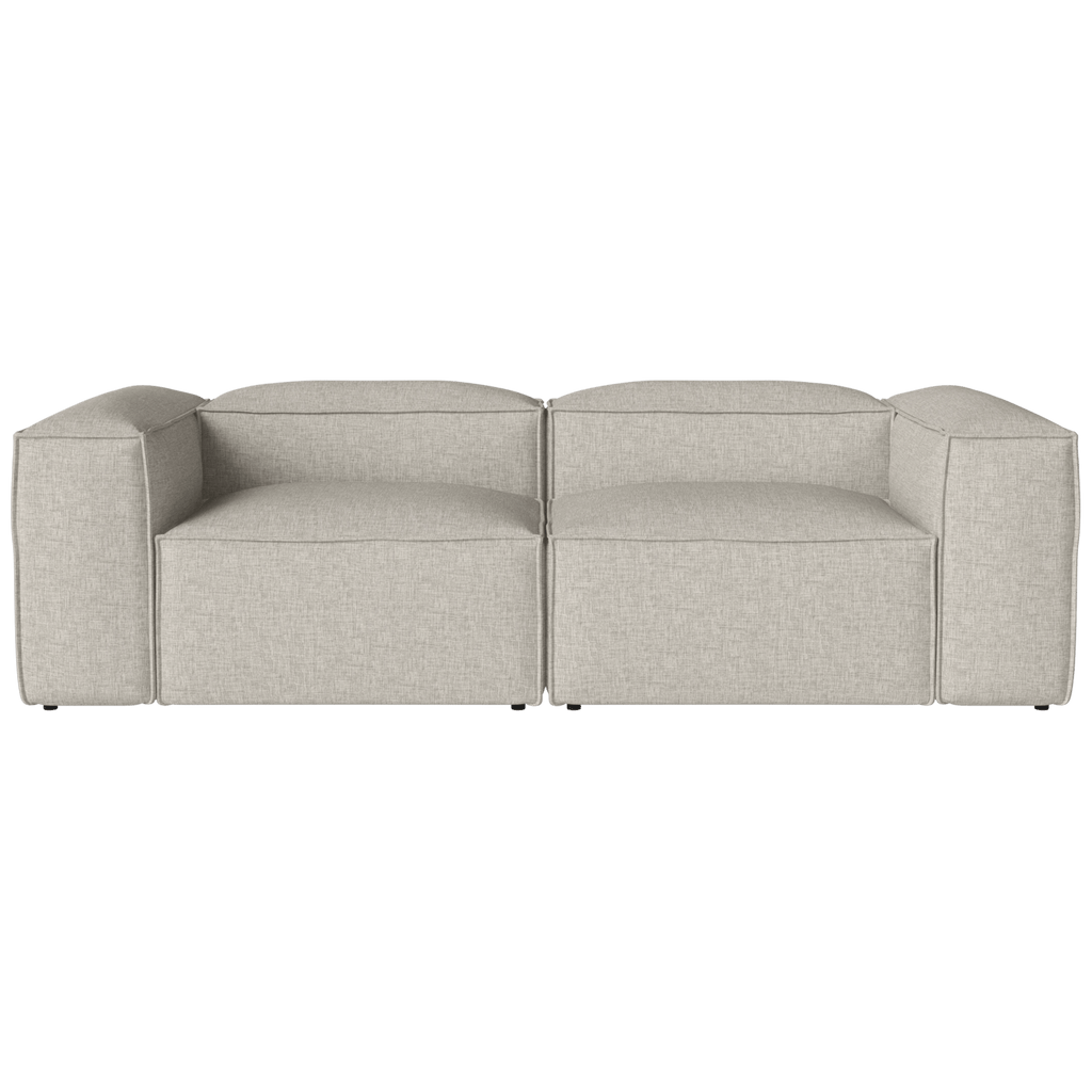 Bolia Furniture Nantes / Sand Cosima Modular Sofa - 2 Modules with Small Corner, 100 Depth