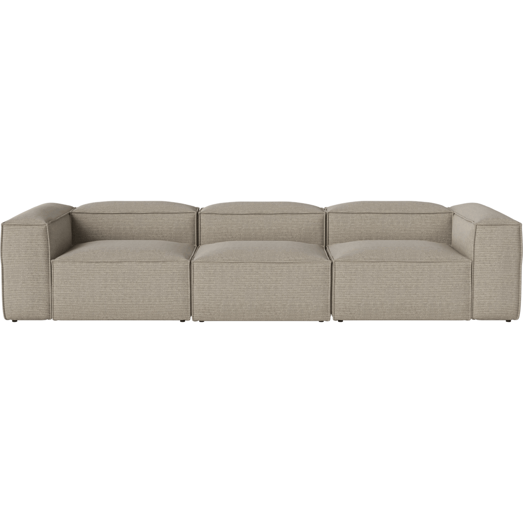 Bolia Furniture Globa Velvet / Sand Cosima Modular Sofa - Small 3 Modules, 100 Depth