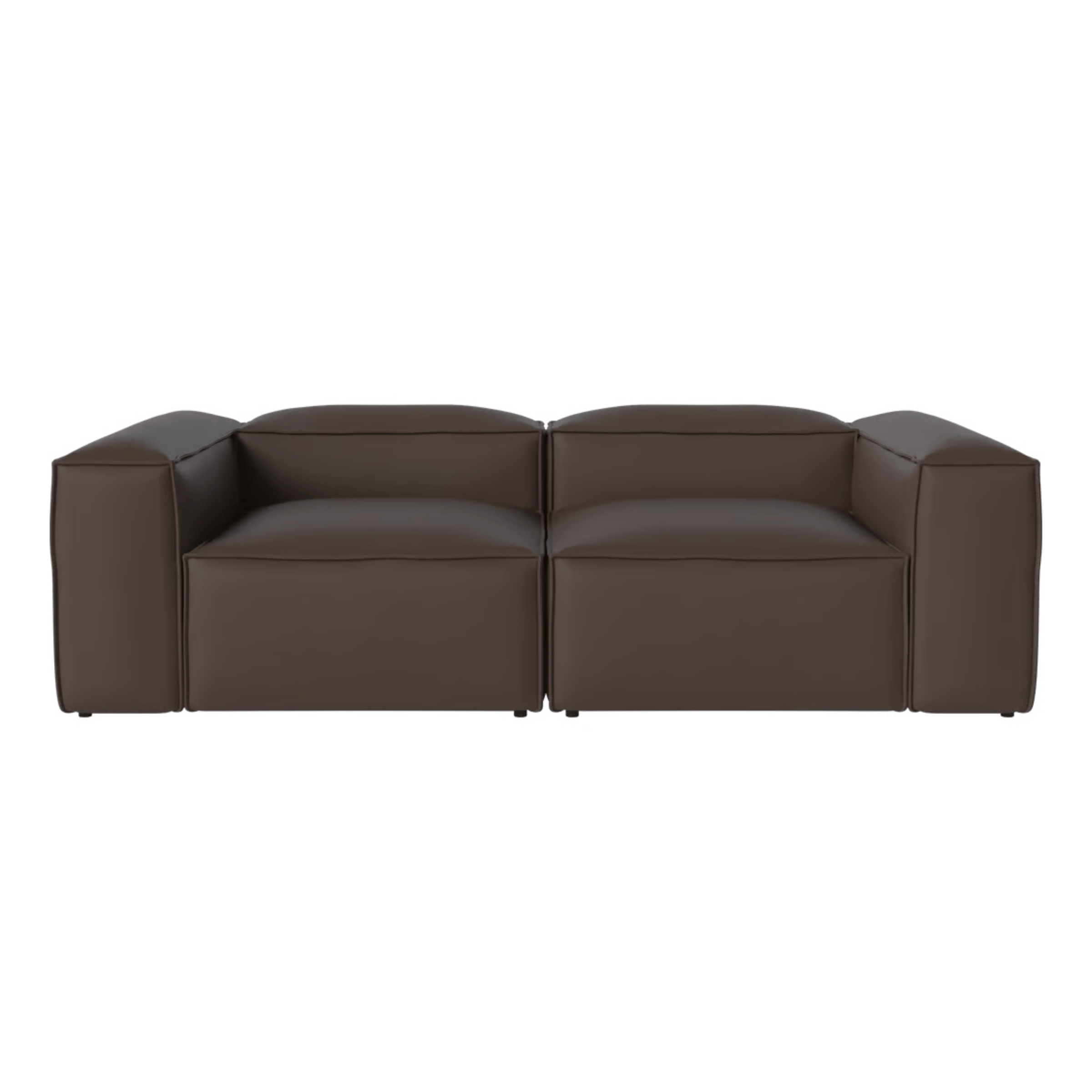 Bolia SHOP 47 inches / Small Corner / Sydney Traceable Brown Cosima Two Unit Sofa