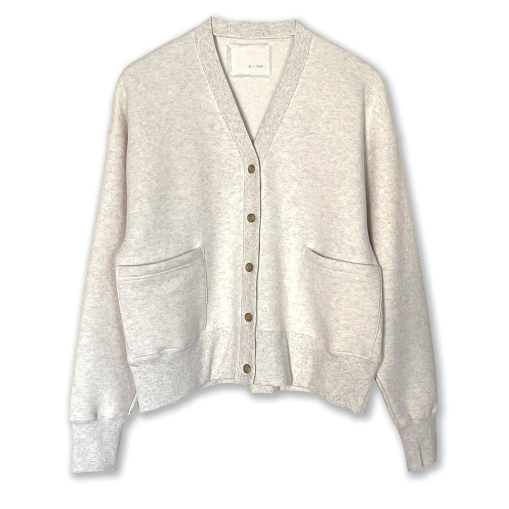 v::room Clothing Cotton Tencel Brushed Fleece Cardigan