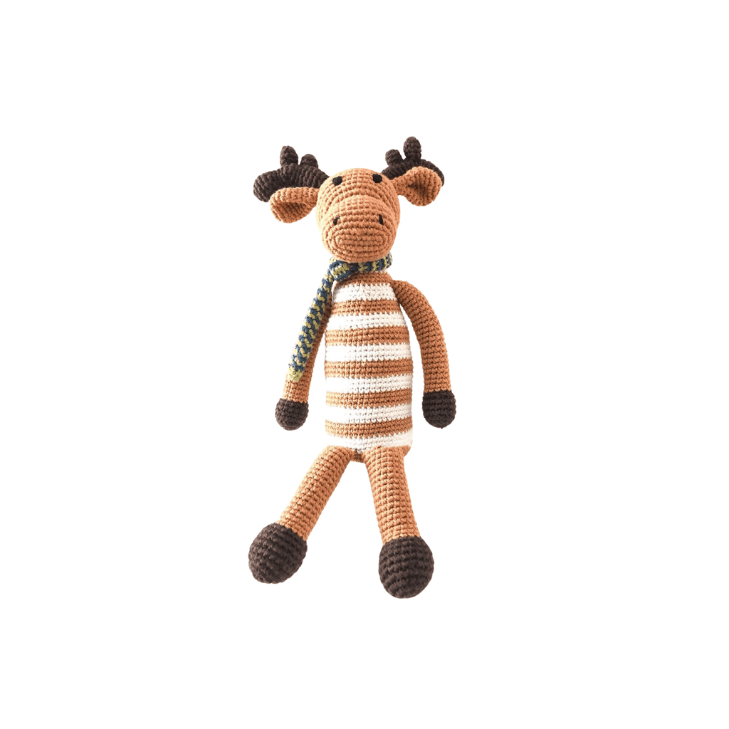 Pebble Toy Crochet Moose Plush