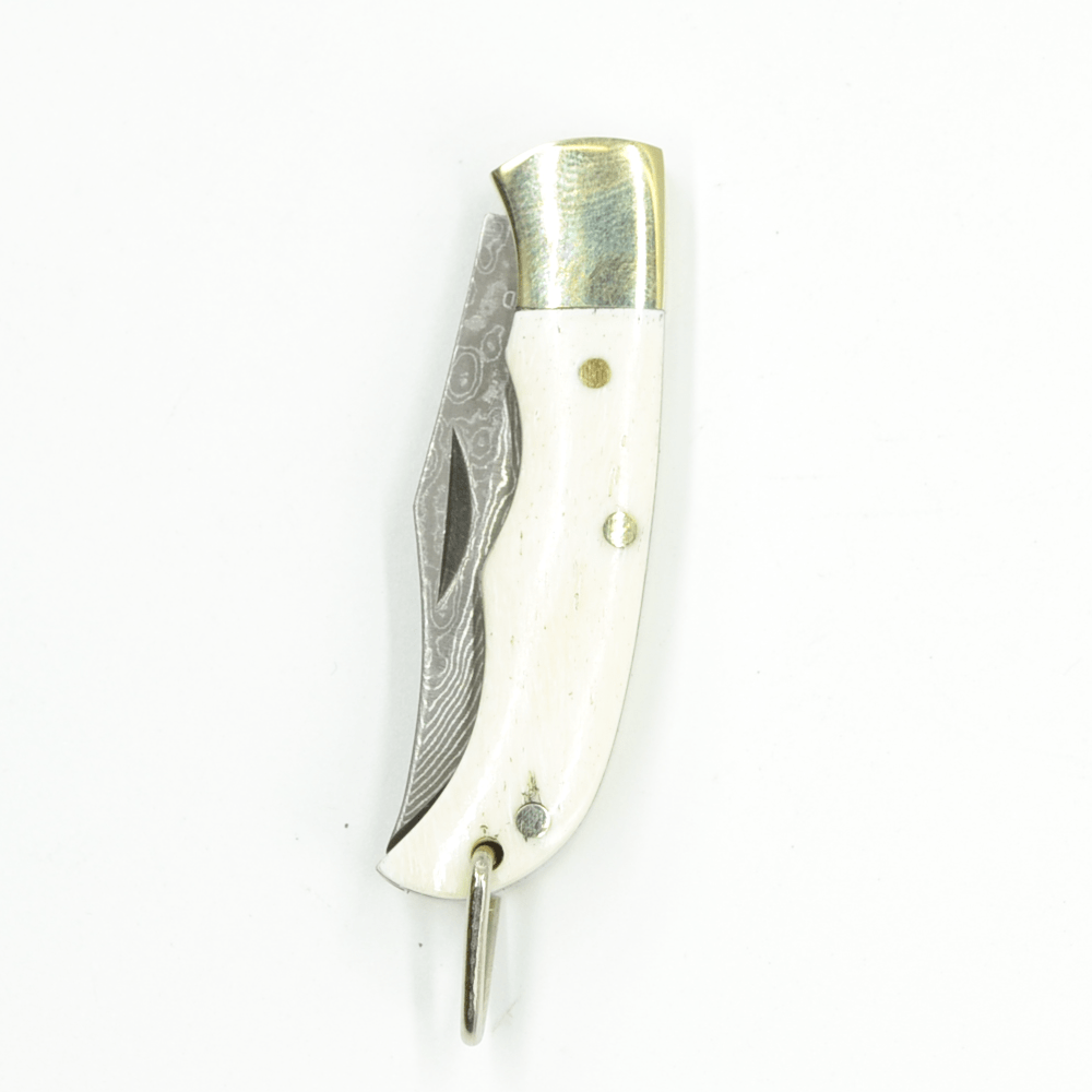 Curated Basics White Ox-bone Curated Basics - Ox-bone // Ox-horn Inlay Folding Knife