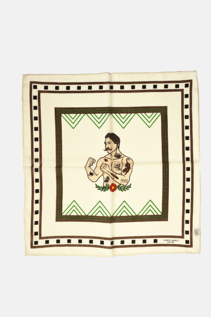 Curated Basics Curated Basics - Tattoo Warrior 100% Wool Bandana