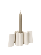 Ferm Living Candle Holders Off-White Dedali Candle Holder