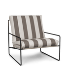 Ferm Living Outdoor Chocolate Stripe Desert Outdoor Chair