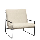 Ferm Living Outdoor Off-White Boucle Desert Outdoor Chair