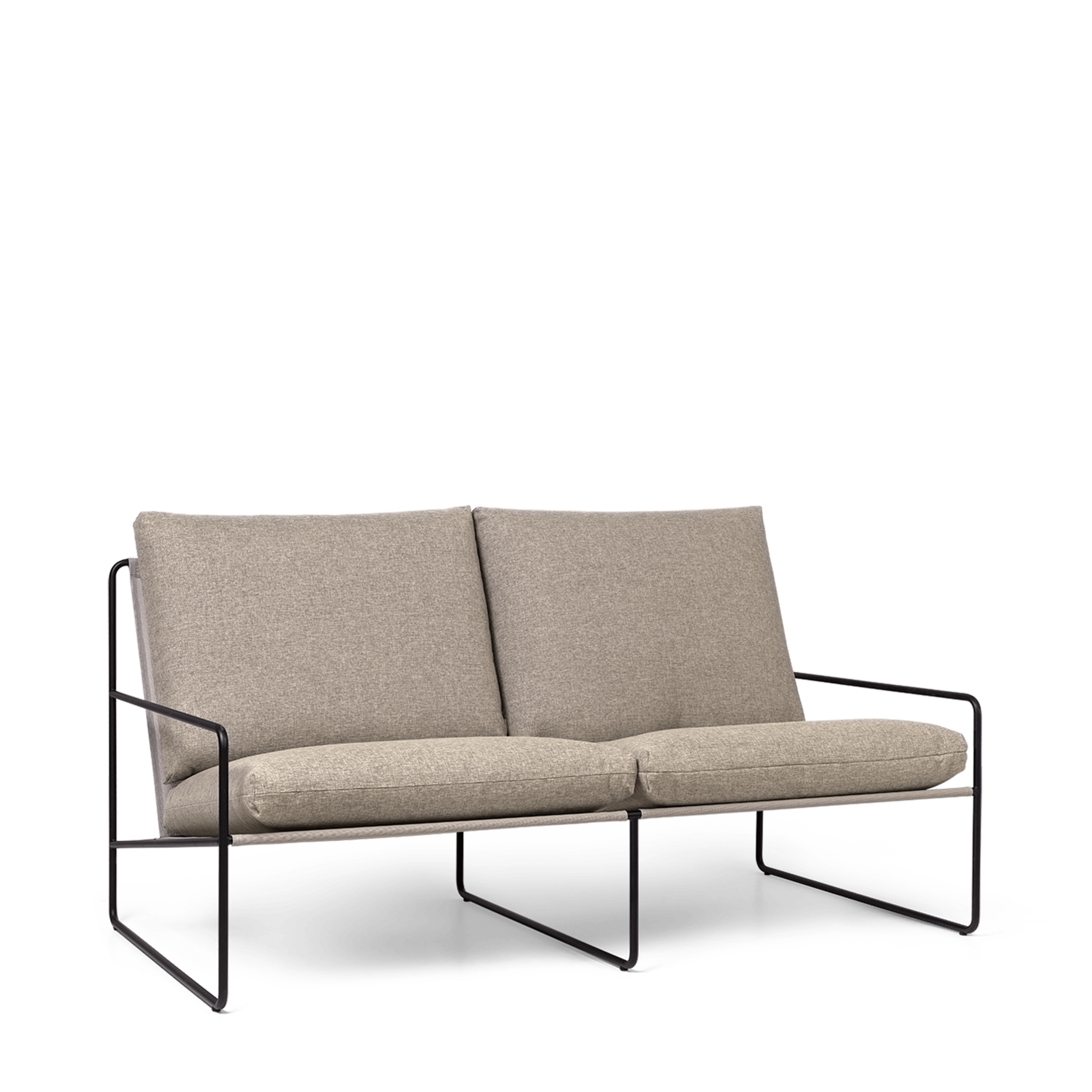 Ferm Living Outdoor 2-Seater / Dolce Dark Sand Desert Outdoor Sofa