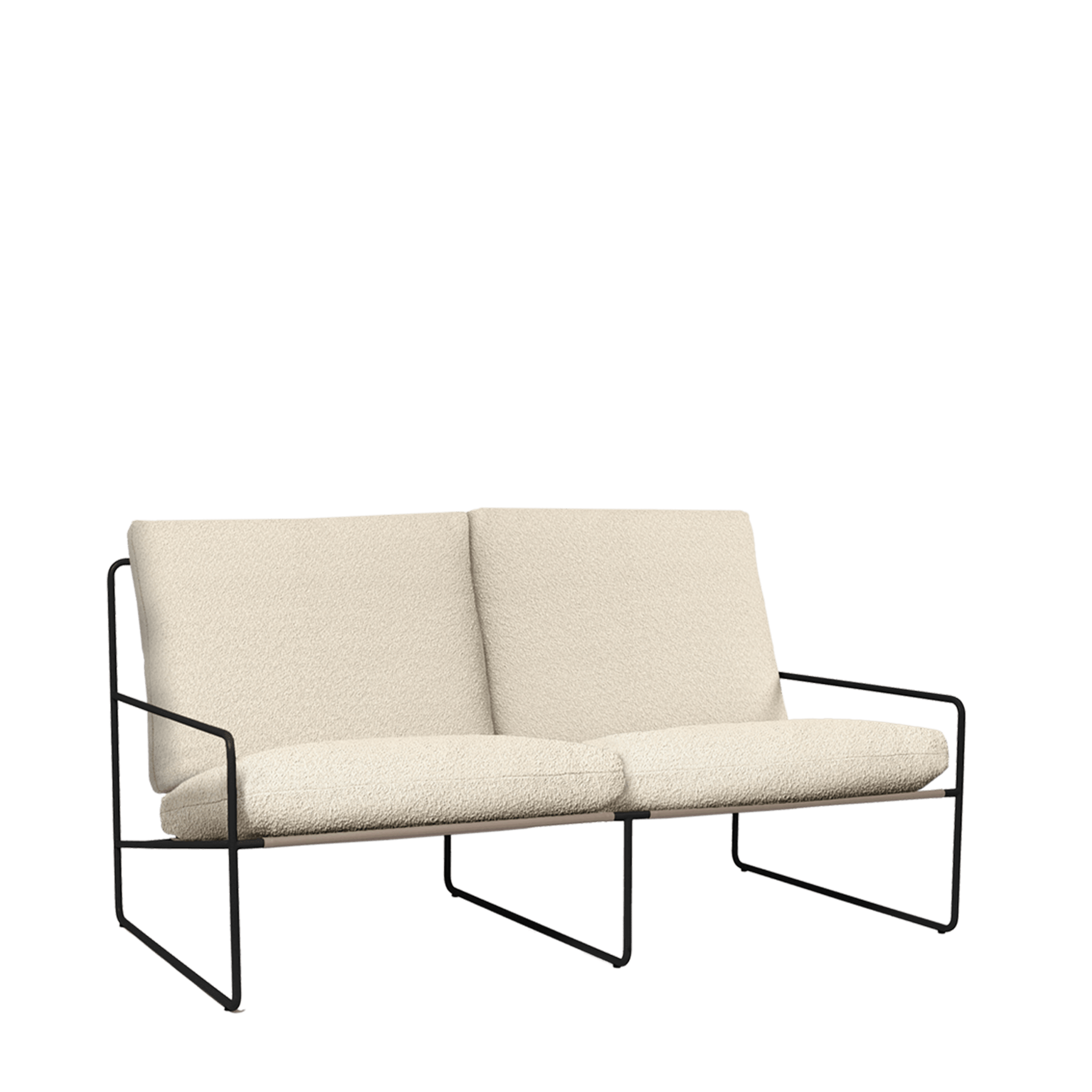 Ferm Living Outdoor 2-Seater / Off-White Boucle Desert Outdoor Sofa