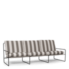 Ferm Living Outdoor 3-Seater / Chocolate Stripe Desert Outdoor Sofa
