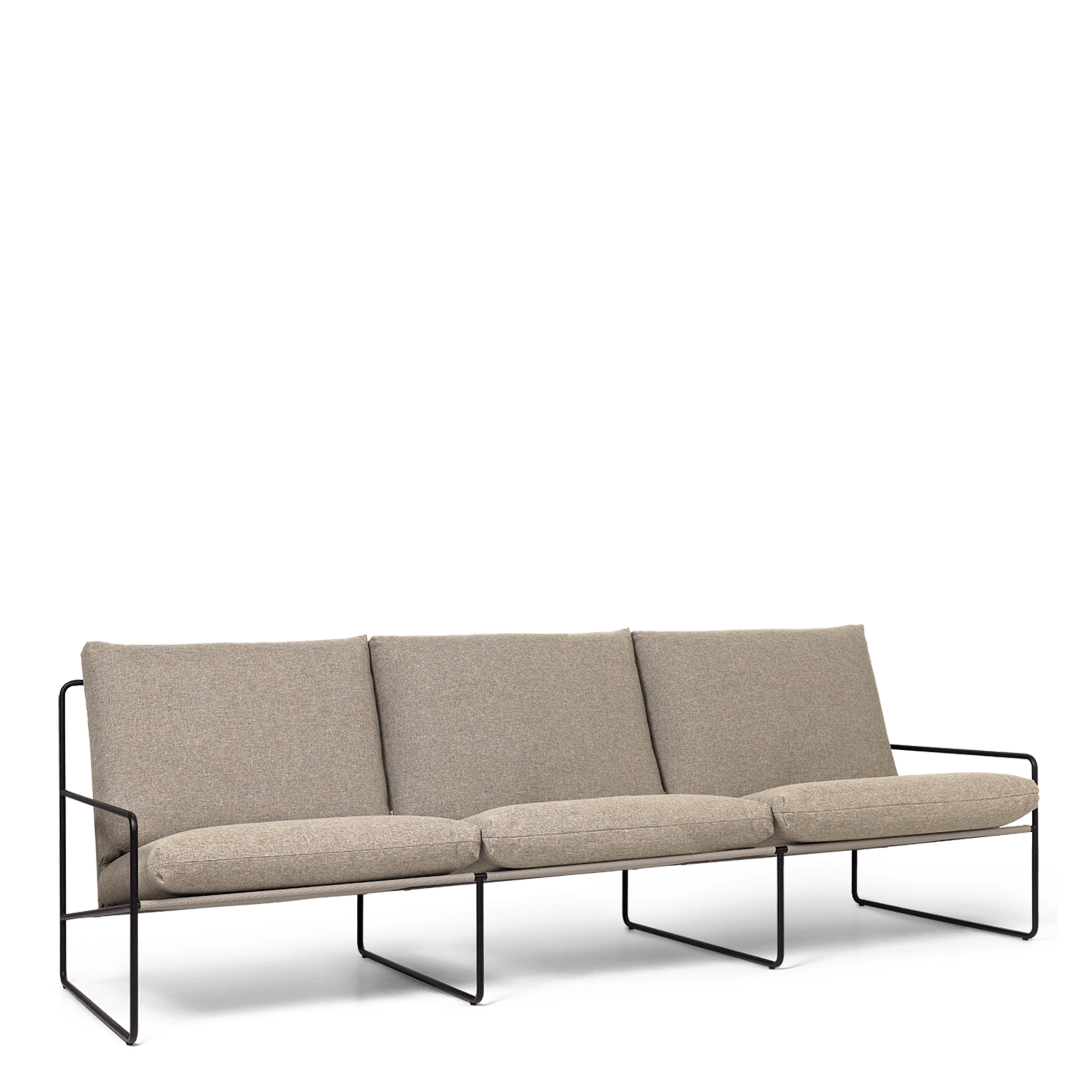 Ferm Living Outdoor 3-Seater / Dolce Dark Sand Desert Outdoor Sofa