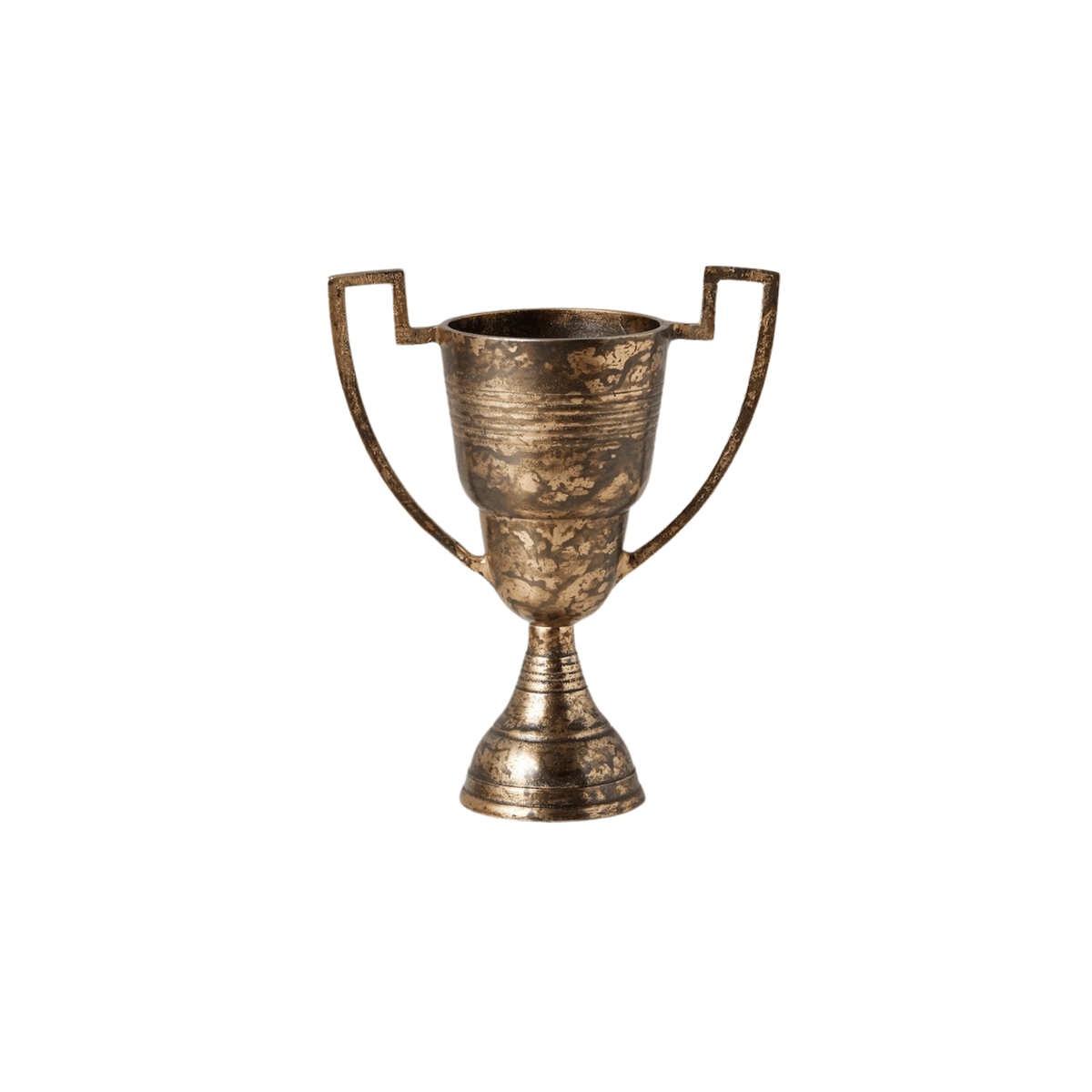 etúHOME SHOP Distressed Gold Trophy Cup, Medium