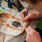 Brooks Davis Painting Dog Portrait by Brooks Davis