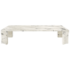 Gubi Furniture Electric Grey Limestone / Rectangle Doric Coffee Table