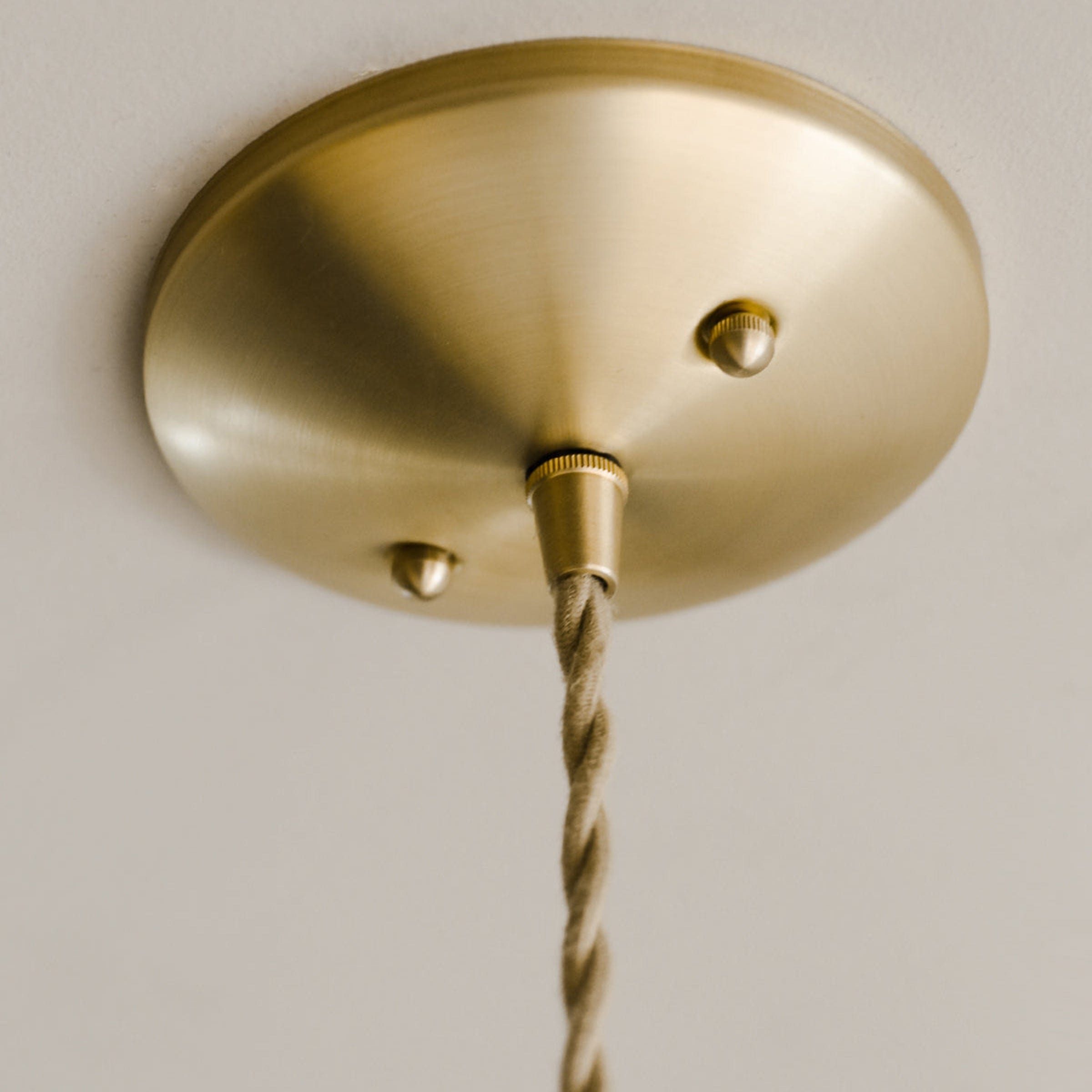 Lostine Lighting Cloud Blue / Hardware - Brass Canopy Dot Pendant Light