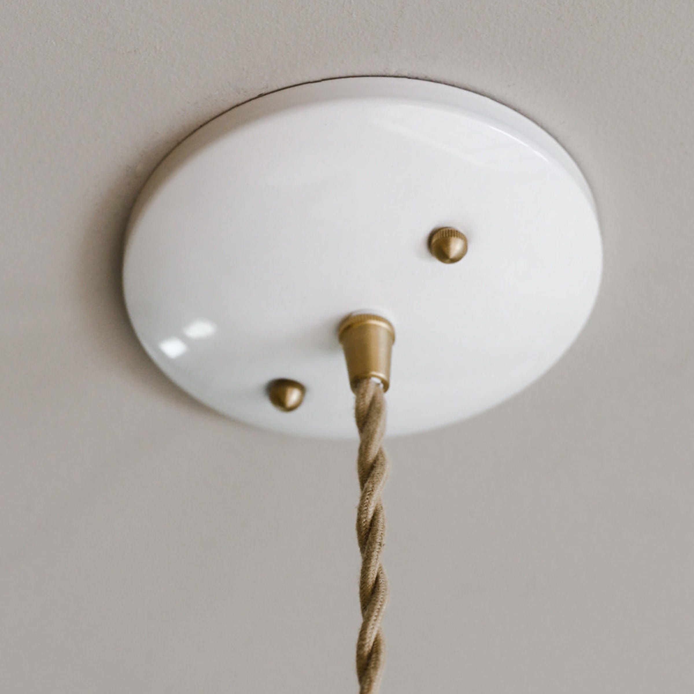 Lostine Lighting Cloud Blue / Hardwire - White Metal Canopy Dot Pendant Light