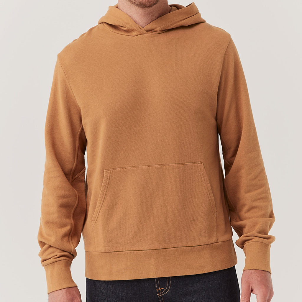Pact Clothing Large Downtime Pullover Hoodie, Camel