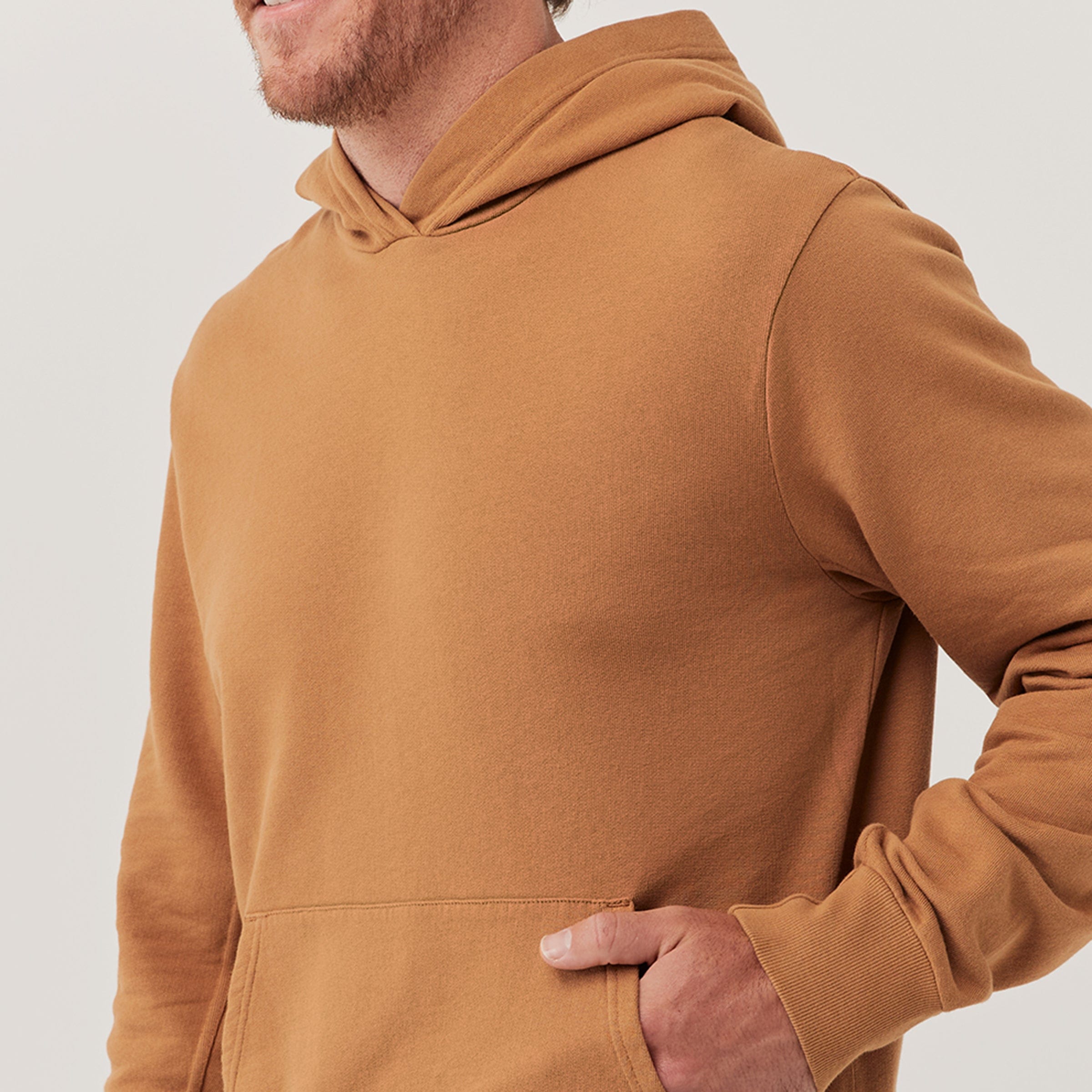 Downtime Pullover Hoodie, Camel – Asher + Rye