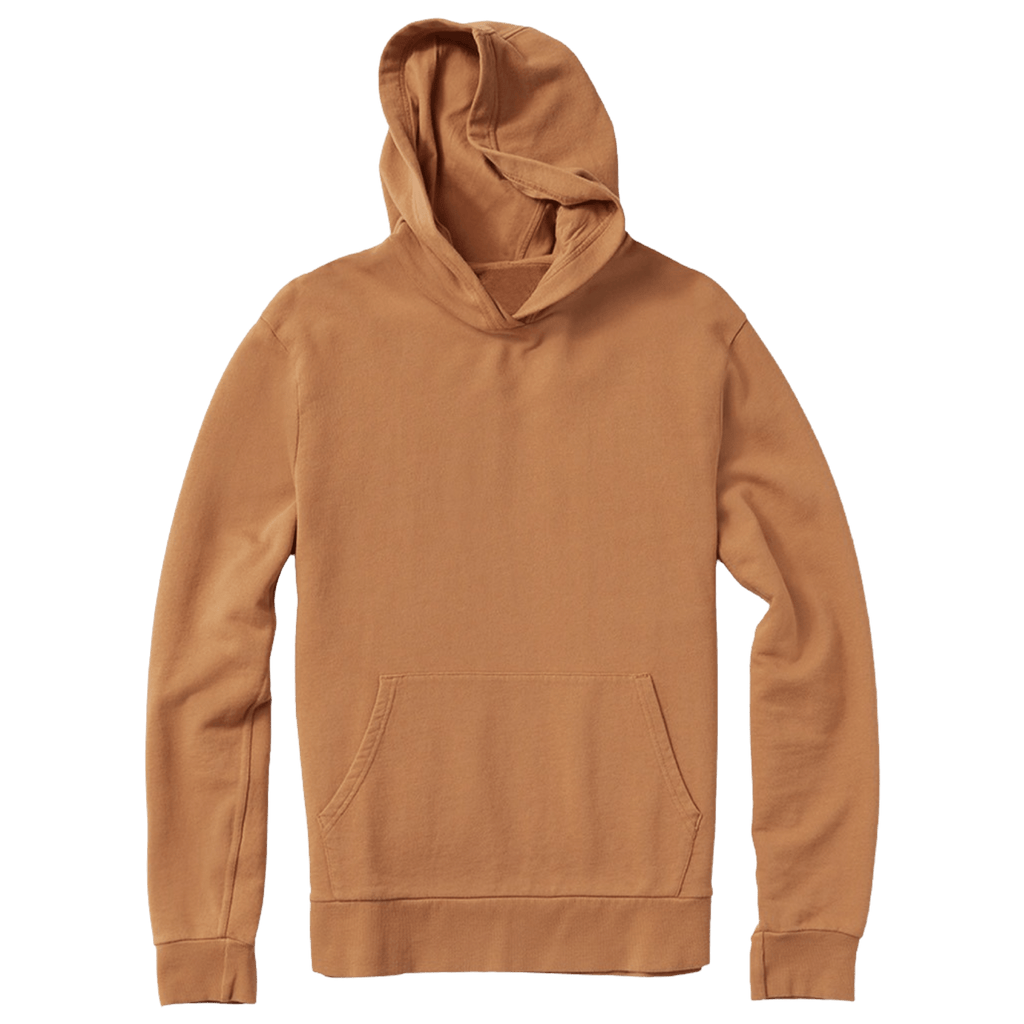 Pact Clothing Small Downtime Pullover Hoodie, Camel
