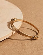 Asher + Rye Jewelry Gold Elephant Hair Bracelet Two Strand