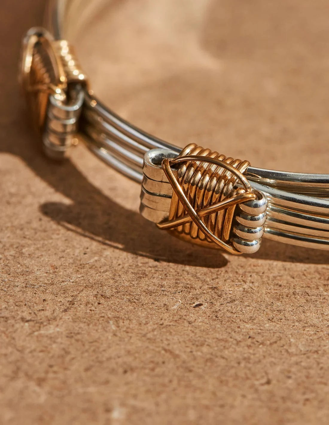 Asher + Rye Jewelry Gold & Silver Elephant Hair Bracelets Four Strand