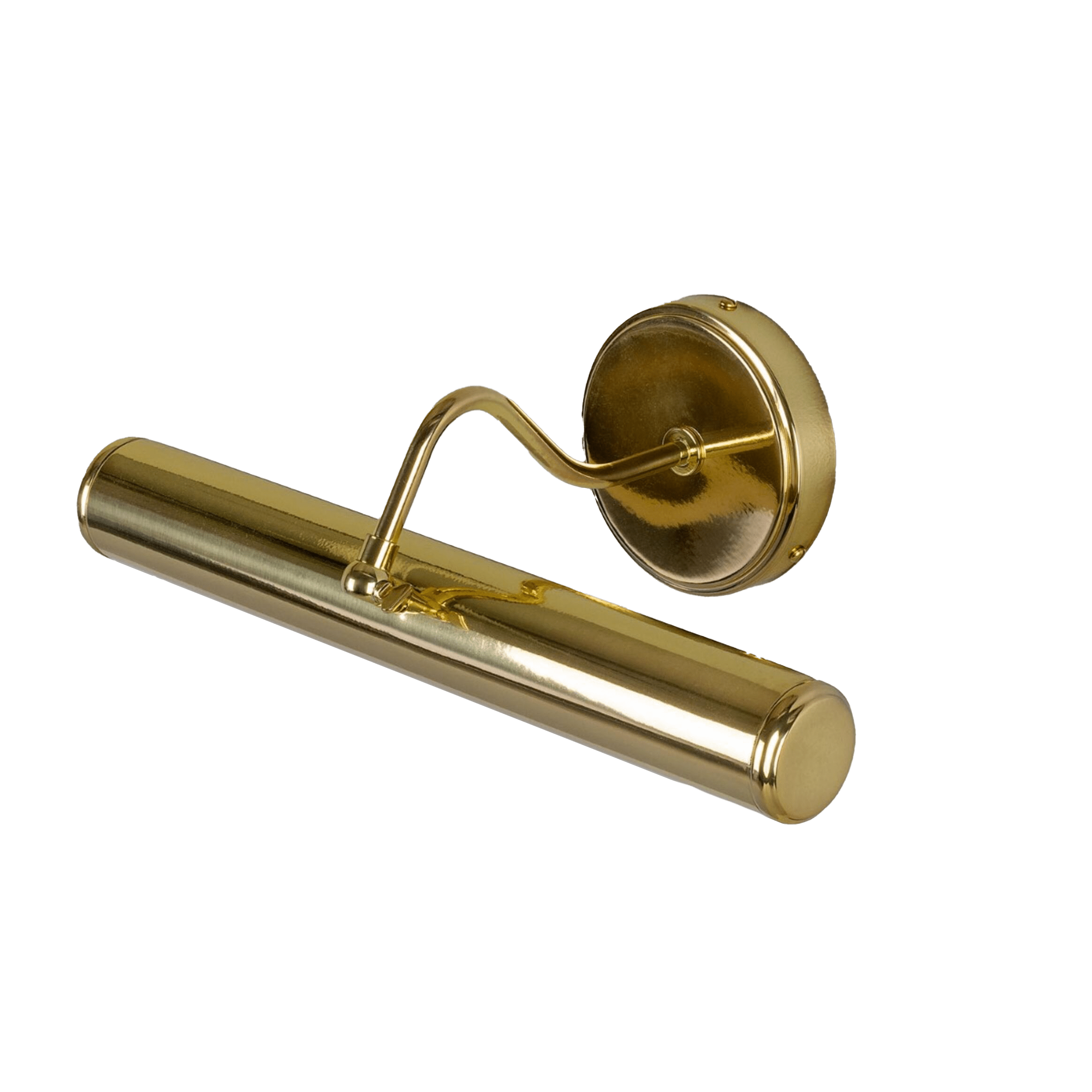 Mullan Lighting Lighting Polished Brass Elle Solid Brass Picture Light