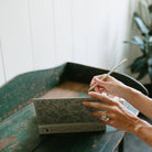 Flowerie SHOP Embossed Green Floral Sketchbook
