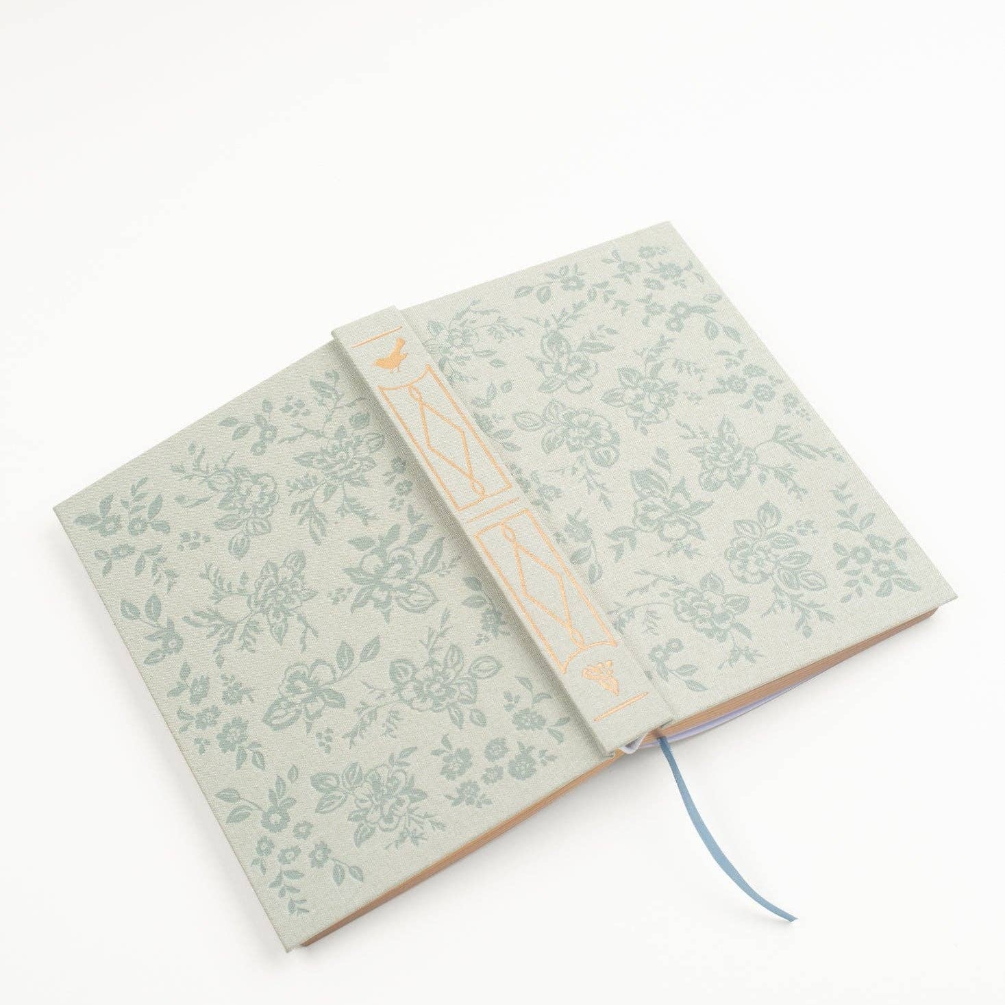 Flowerie SHOP Embossed Green Floral Sketchbook