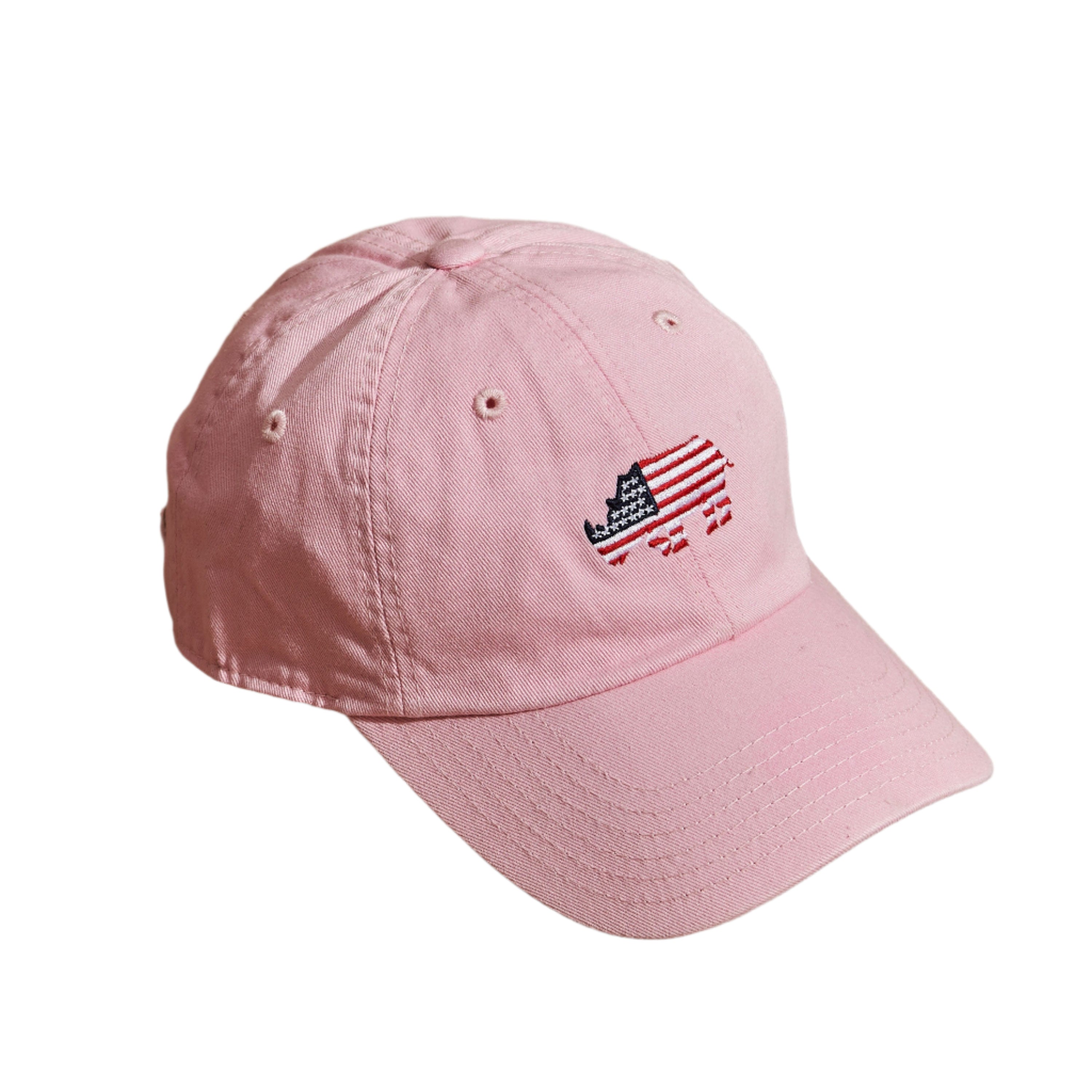 American Rhino Hats Pink Embroidered Hat