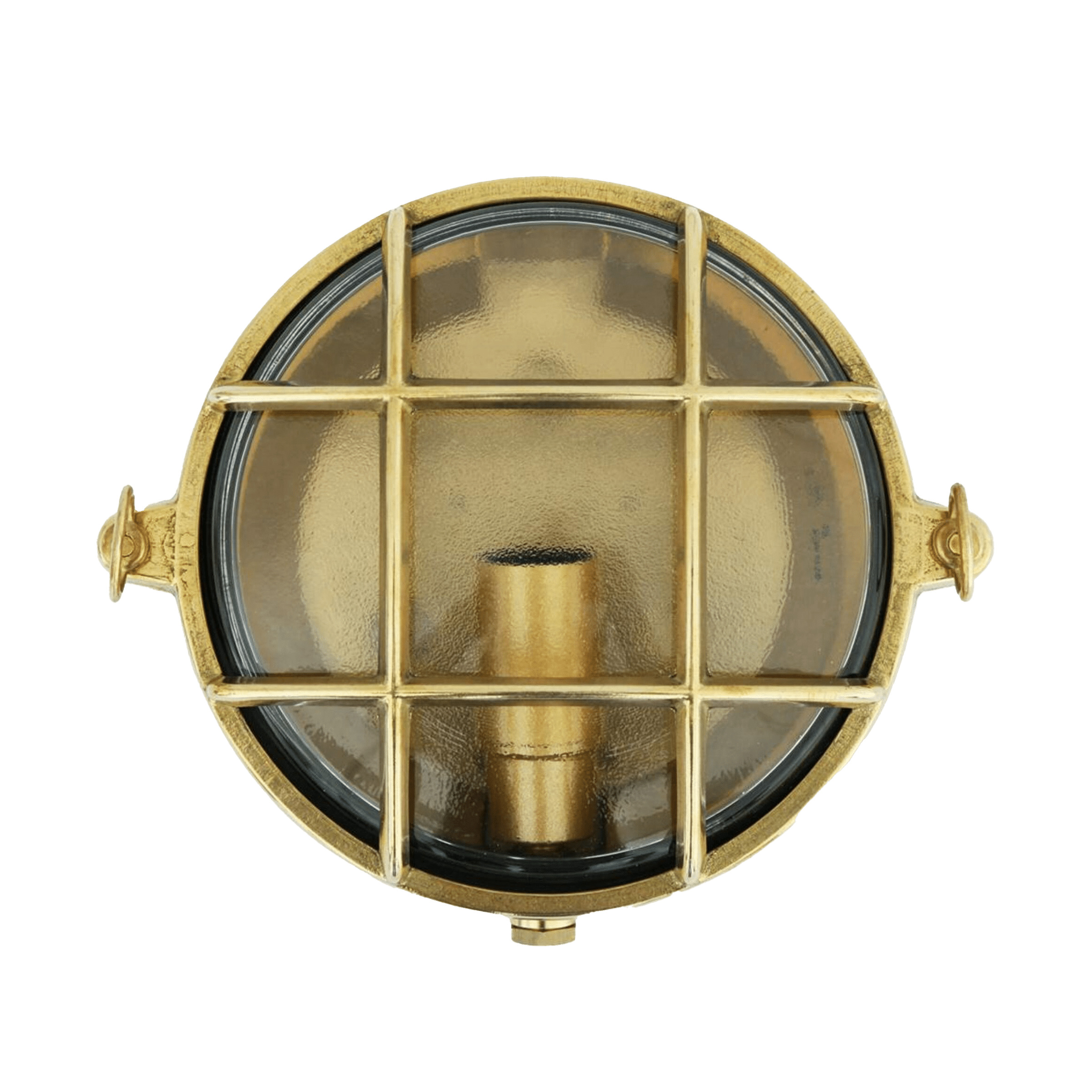 Mullan Lighting Lighting Raw Brass Ergo Marine Round Bulkhead Wall Sconce