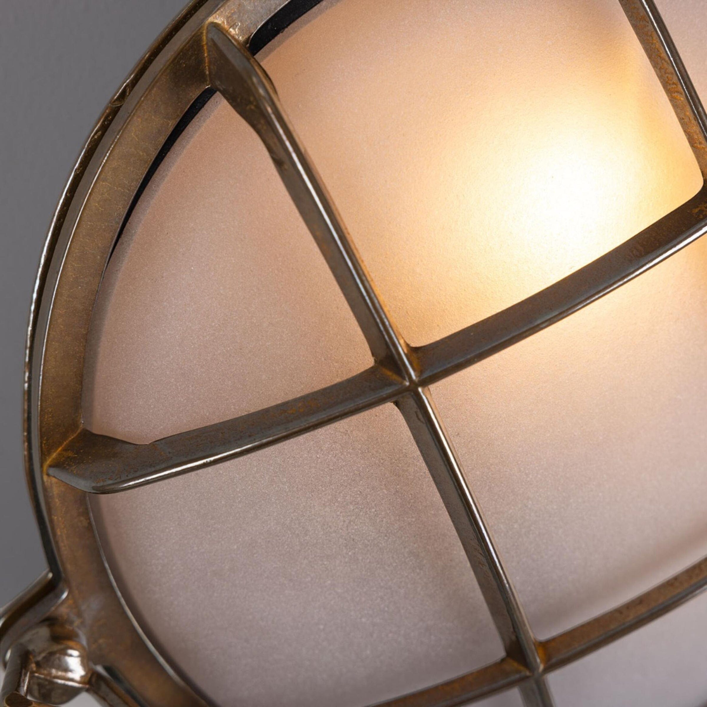 Mullan Lighting Lighting Evander Marine Outdoor Round Bulkhead Wall Sconce