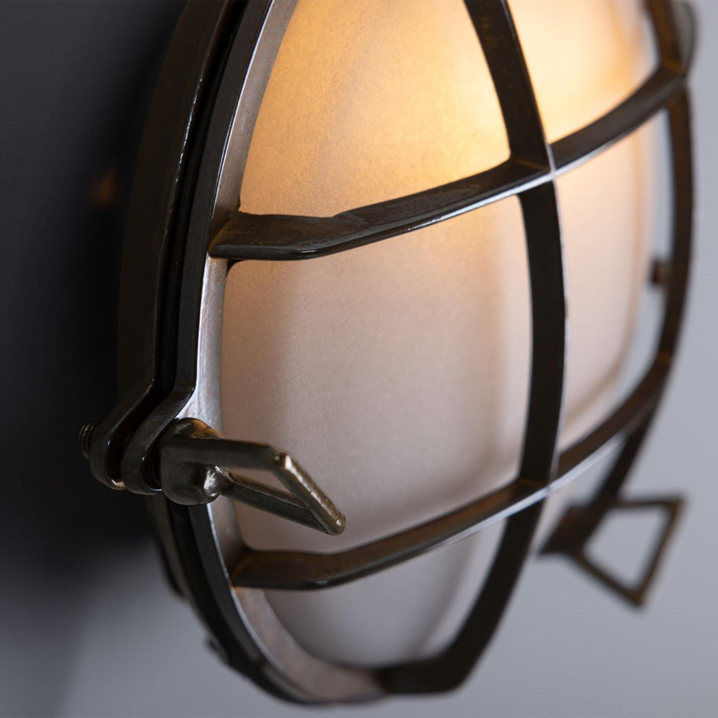 Mullan Lighting Lighting Evander Marine Outdoor Round Bulkhead Wall Sconce