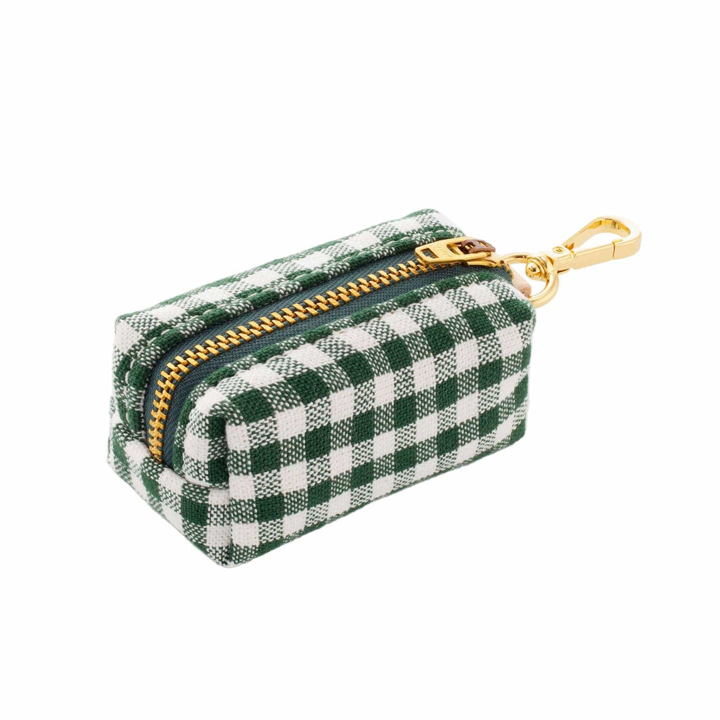 The Foggy Dog Pet Evergreen Gingham Pet Waste Bag Dispenser