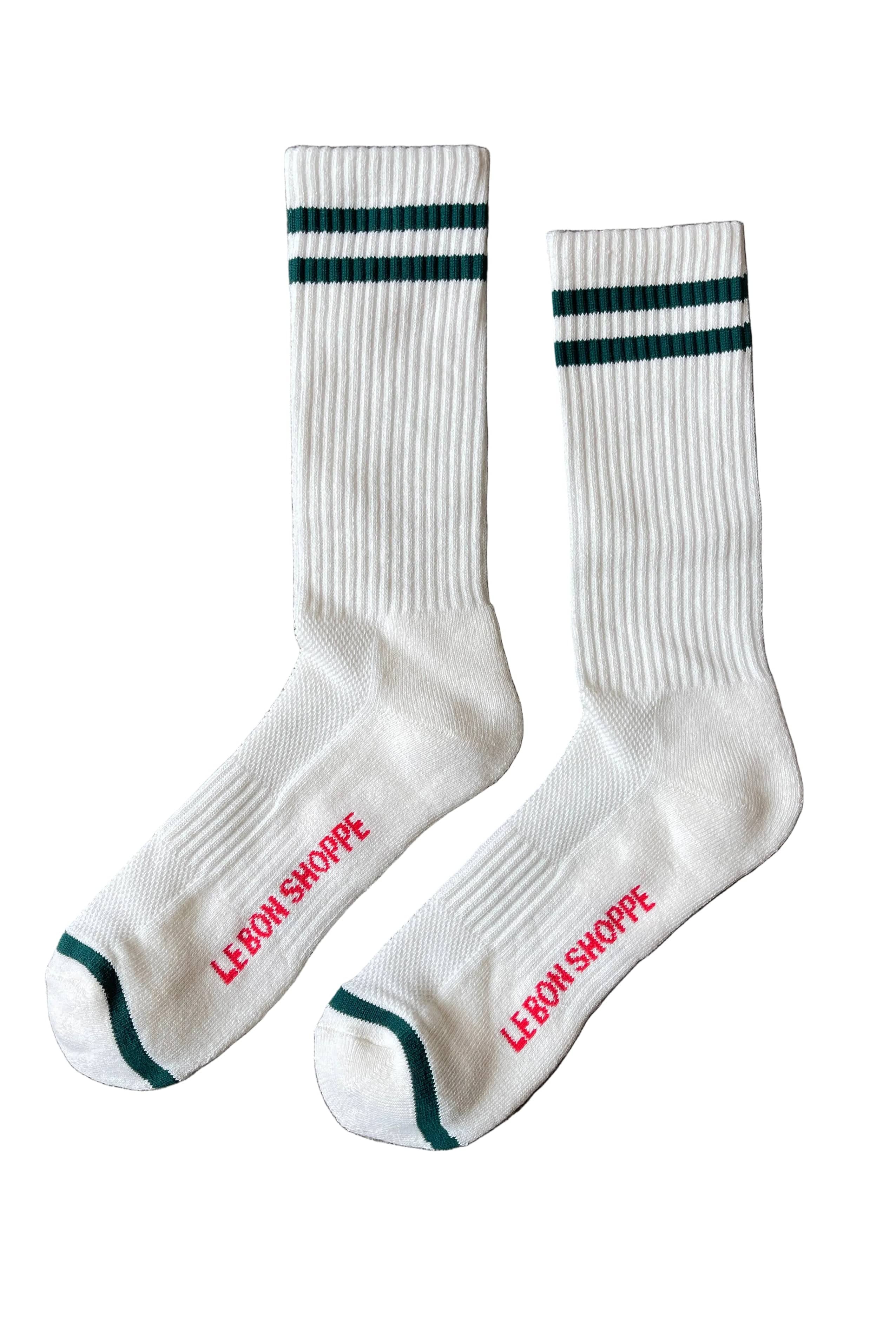 Le Bon Shoppe Socks Parchment Extended Boyfriend Socks