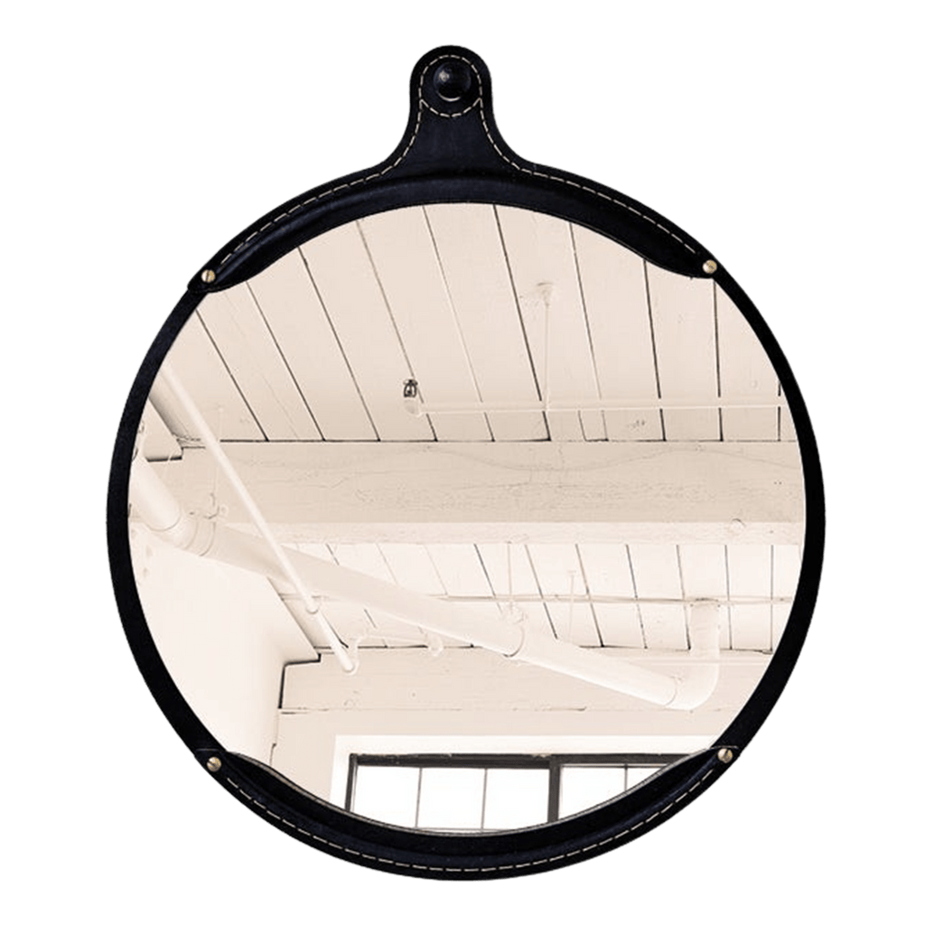 Lostine Wall Decor Round / Black Fairmount Mirror