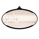Lostine Wall Decor Wide / Black Fairmount Mirror