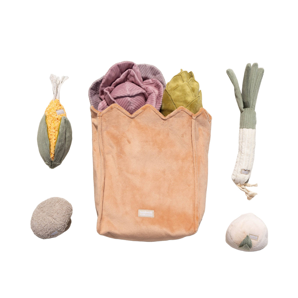 Lambwolf Collective FARMER'S MARKET SET // ENRICHMENT TOY SET// SNUFFLE TOY