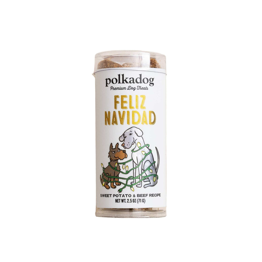 Polkadog Pet Feliz Navidad! Sweet Potato + Beef Dog Treats
