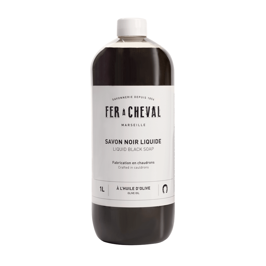 Fer à Cheval US Fer à Cheval US - Liquid Black Soap 33.8 fl oz -A wholesome, 100% natural multi-use cleaner