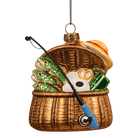 Ragon House SHOP Fishing Basket Christmas Ornament