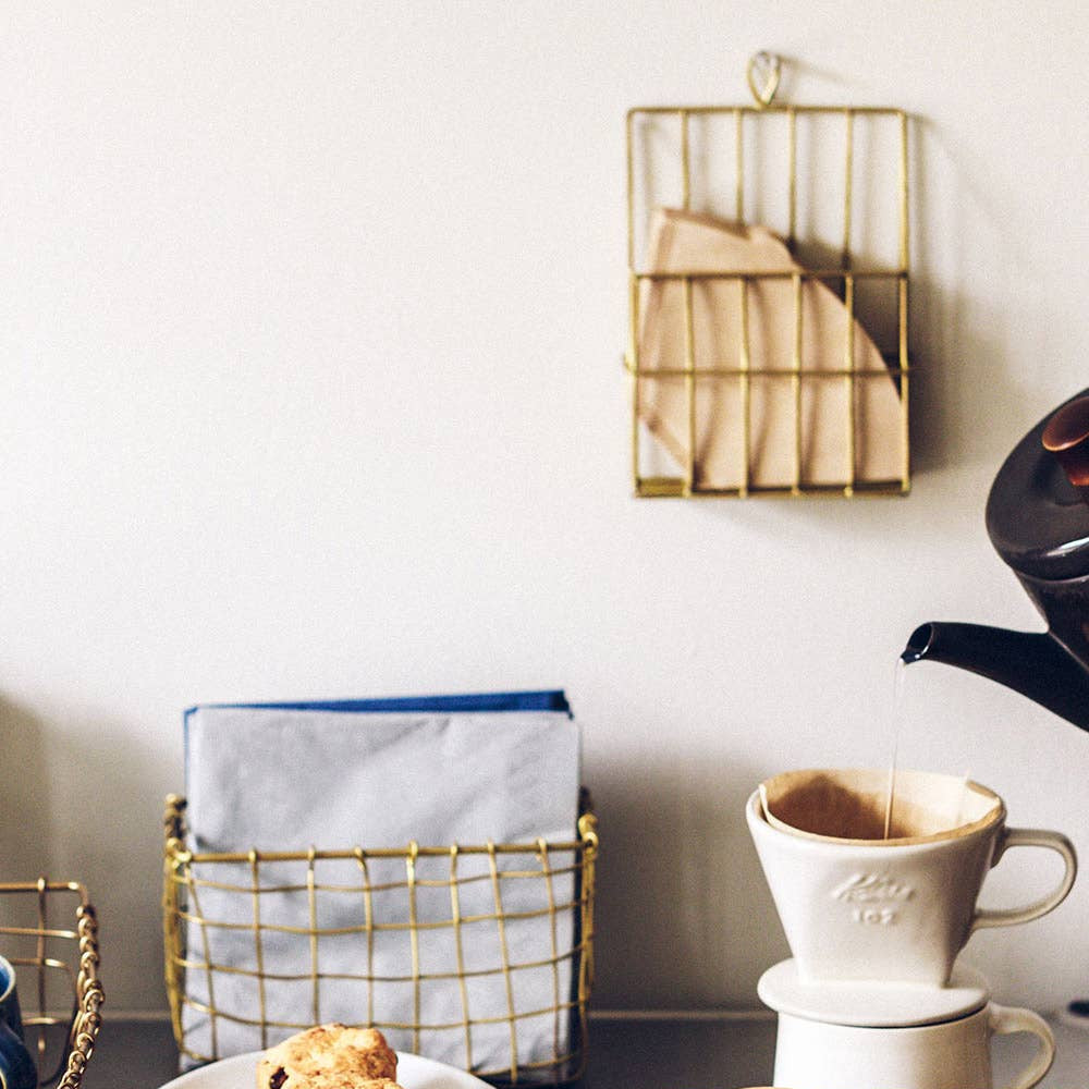 Fog Linen Work Fog Linen Work - Brass Coffee Filter Holder