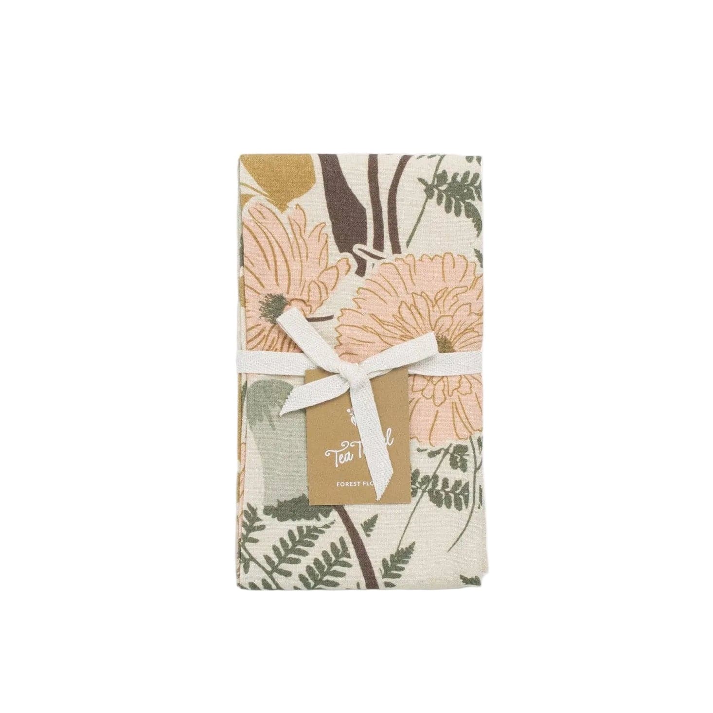 Flowerie Kitchen & Dining Forest Floor Tea Towel