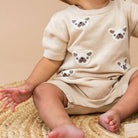 Viverano Organics SHOP Frenchie Jacquard Baby Romper