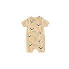 Viverano Organics SHOP Frenchie Jacquard Baby Romper