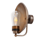 Mullan Lighting Lighting Galit Brass Dish Wall Light