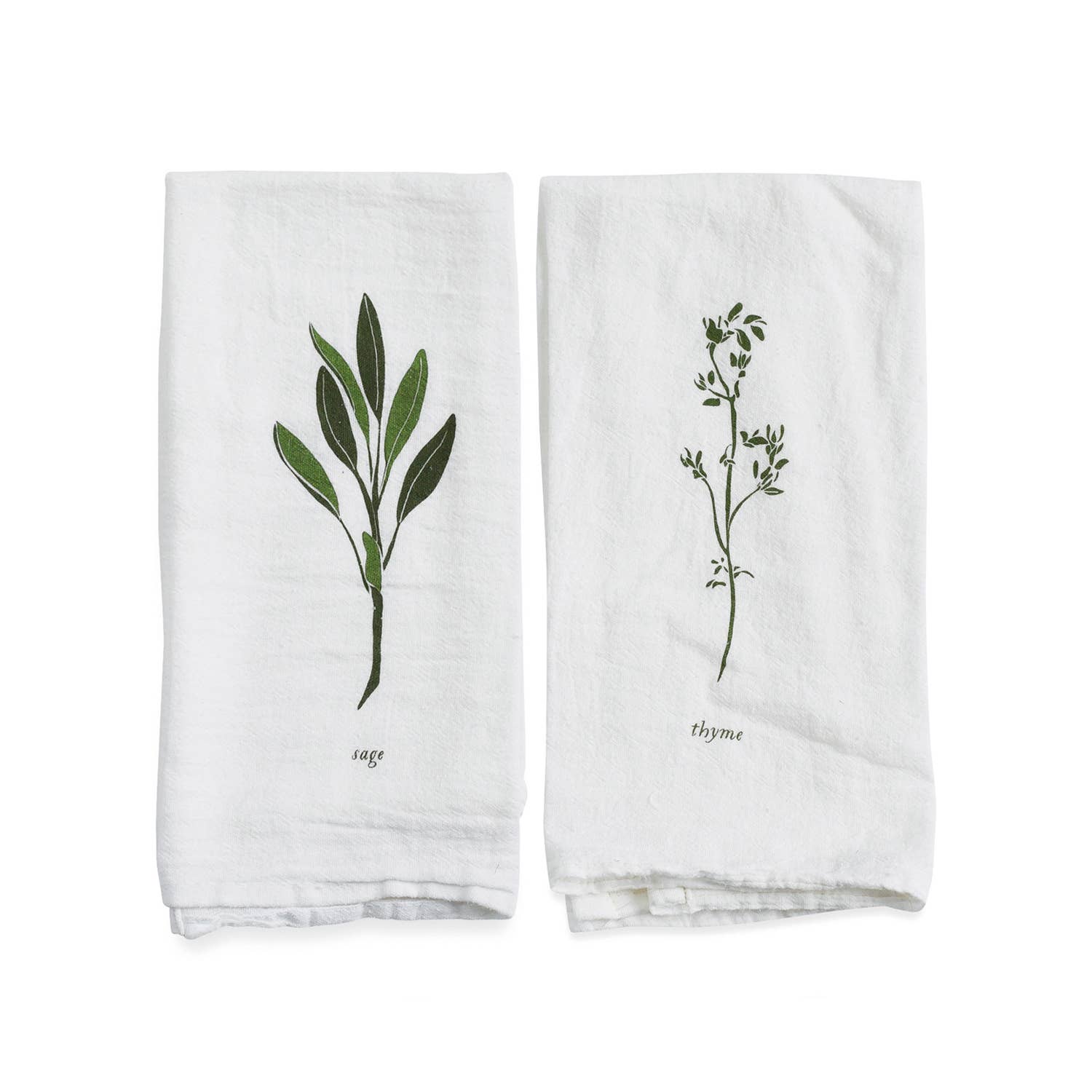 June & December Kitchen & Dining Garden Herb Napkins, Set of 4