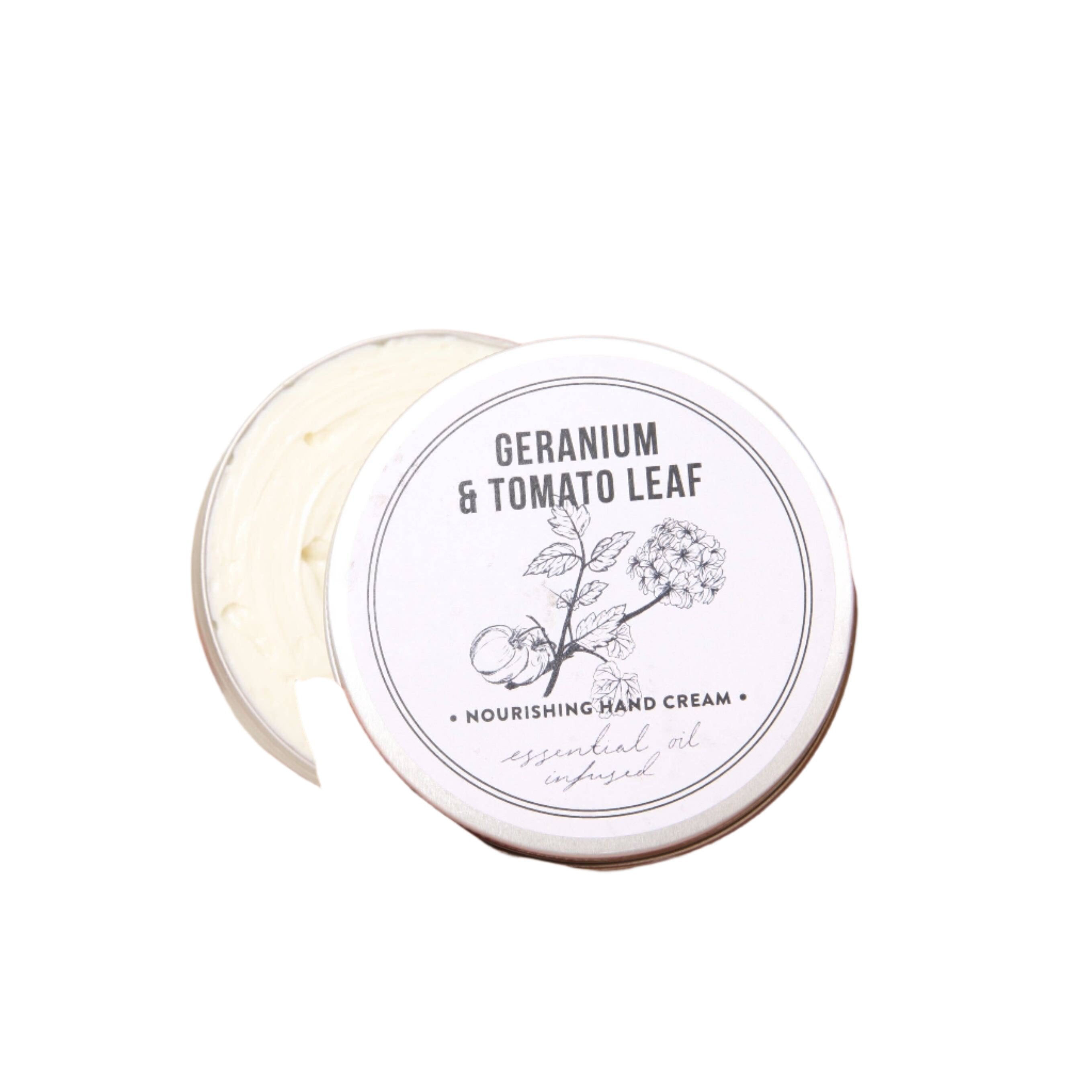 Norfolk Natural Living Gardeners Hand Cream - Geranium and Tomato Leaf 100ml Tin