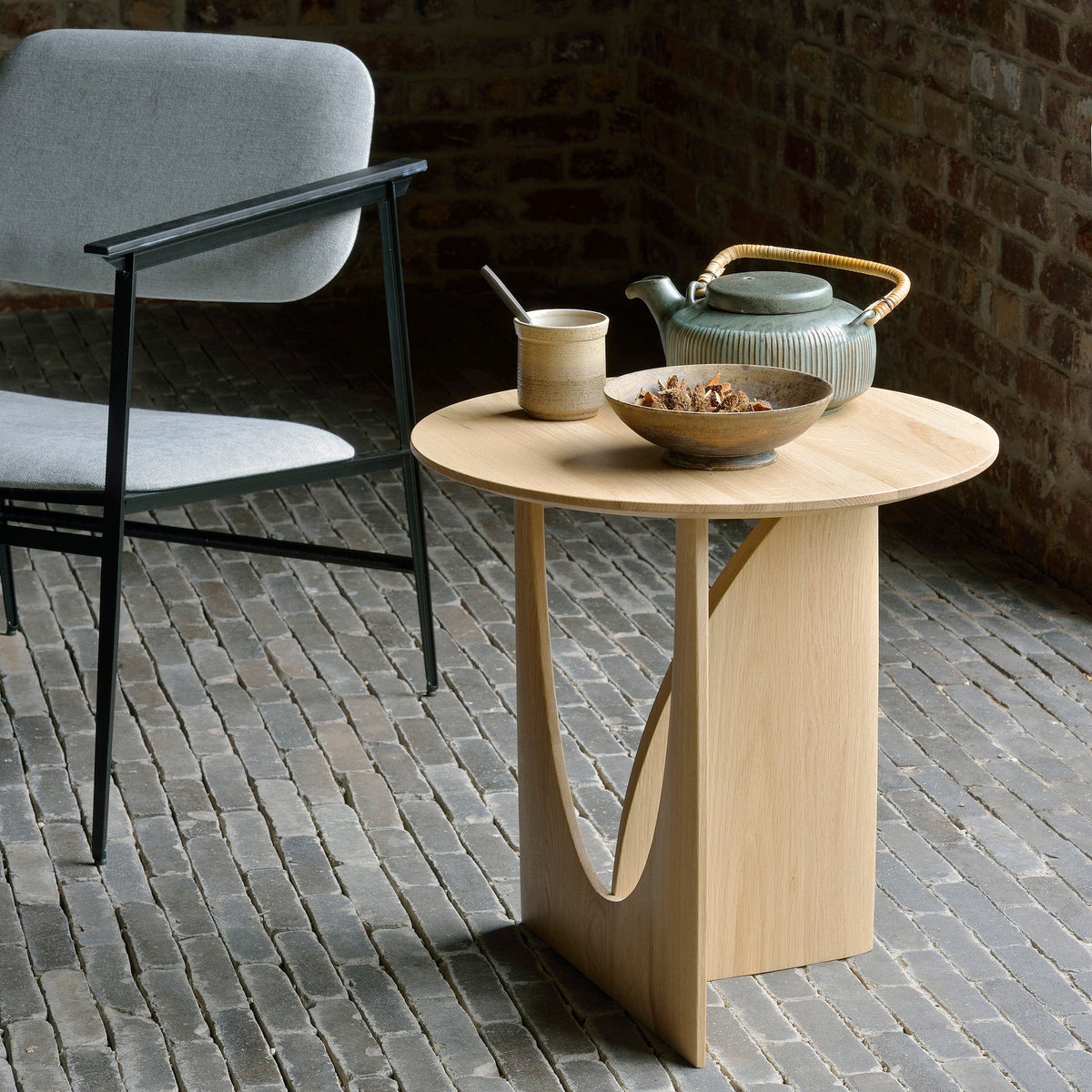 Ethnicraft Furniture Geometric Side Table