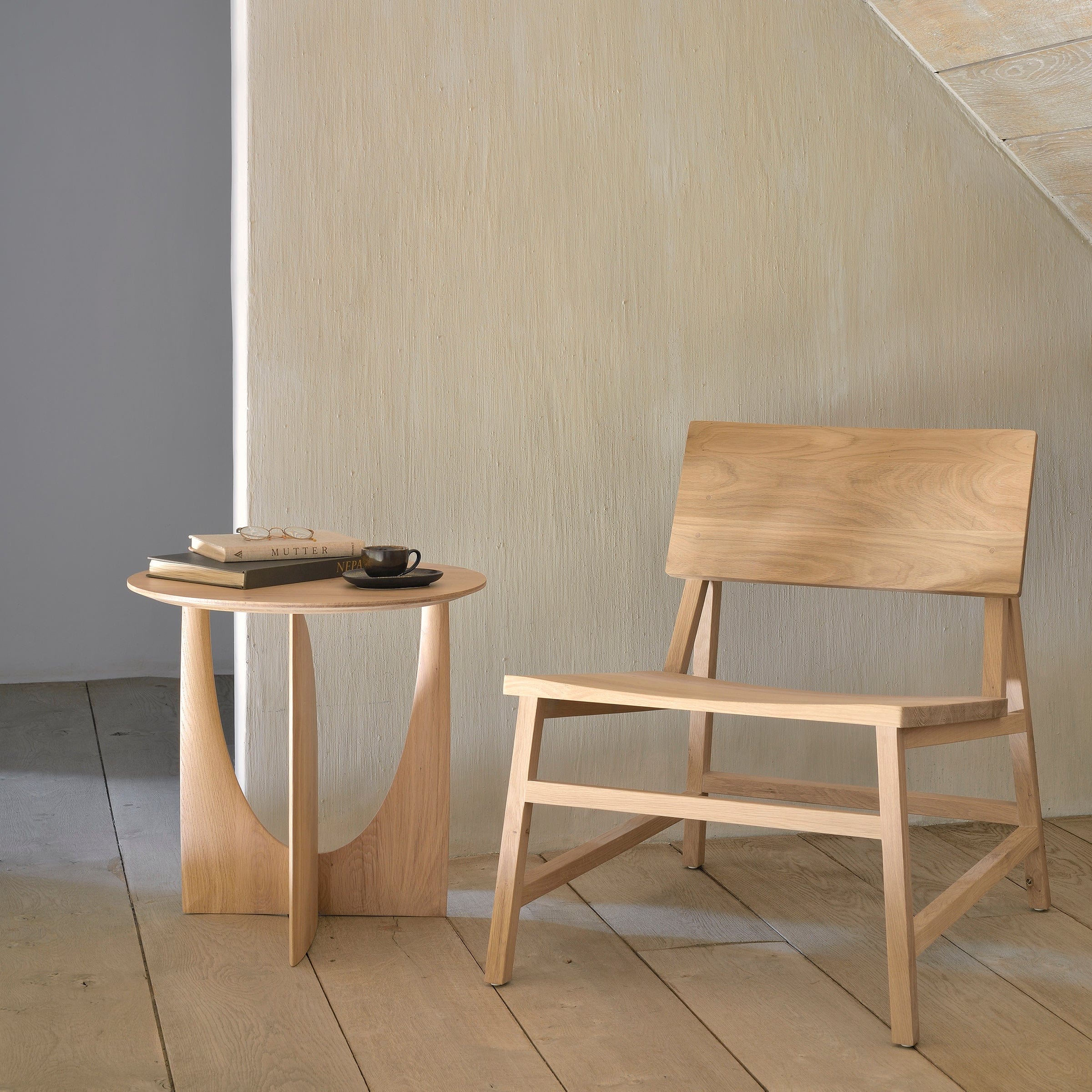 Ethnicraft Furniture Geometric Side Table