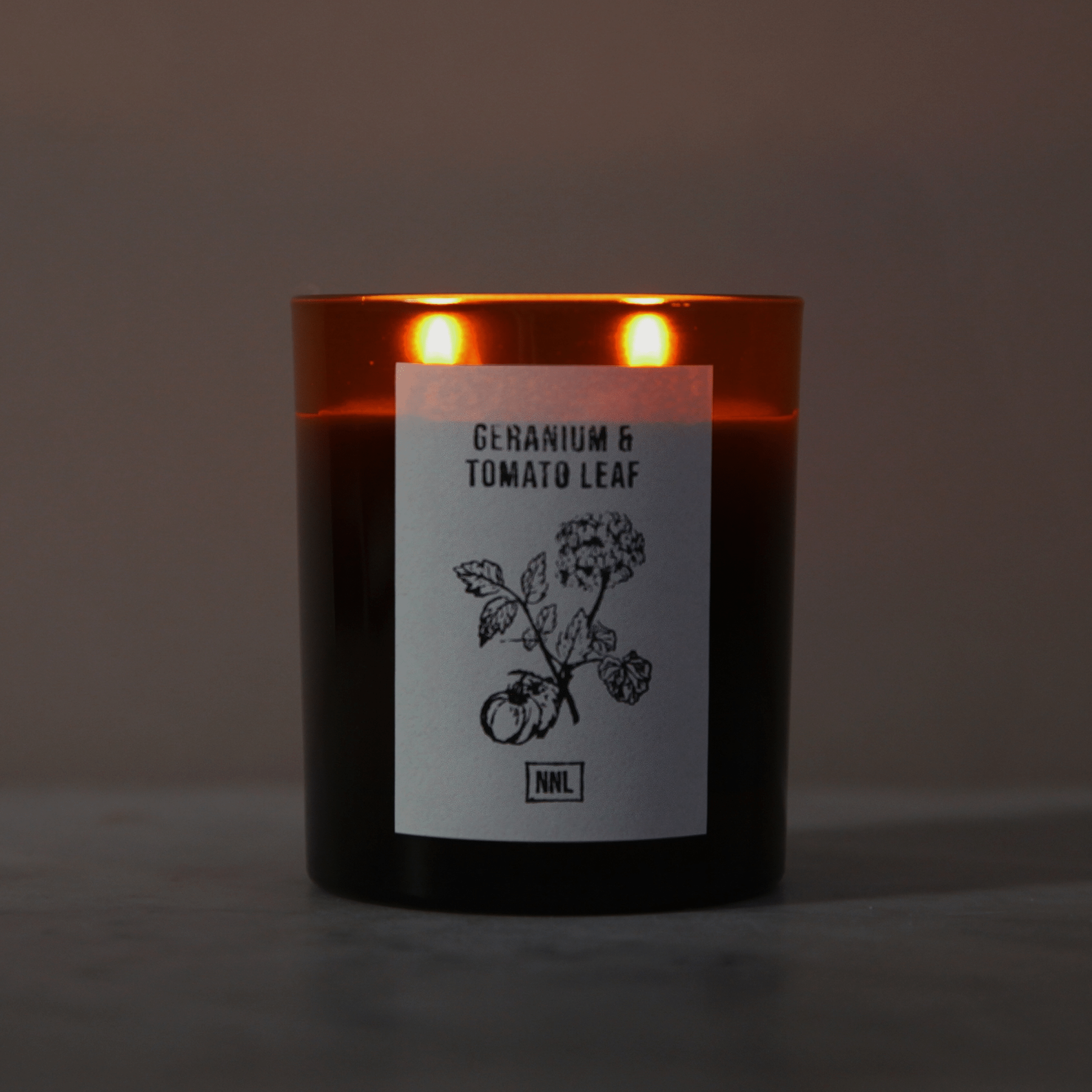 Norfolk Natural Living Geranium & Tomato Leaf Candle